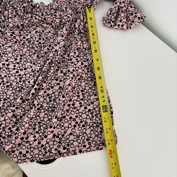 Boden Square Neck Swing Jersey Top Size 6 Milkshake Floral Pebble Women Relaxed - Picture 10 of 10